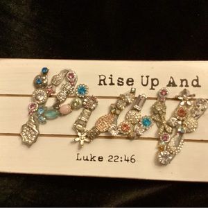 Rise up and pray small sign